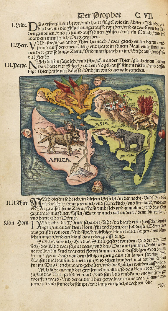 Martin Luther - Biblia germanica, altkoloriert. 1547. - Autre image