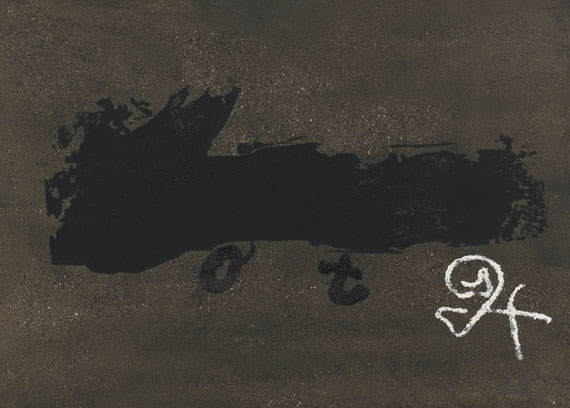 Antoni Tàpies - Coup de pinceau