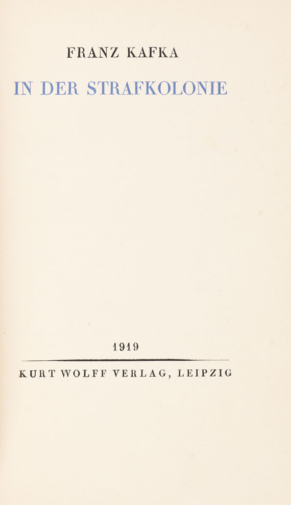 Horst Janssen - Kafka, In der Strafkolonie. 1919 - Autre image