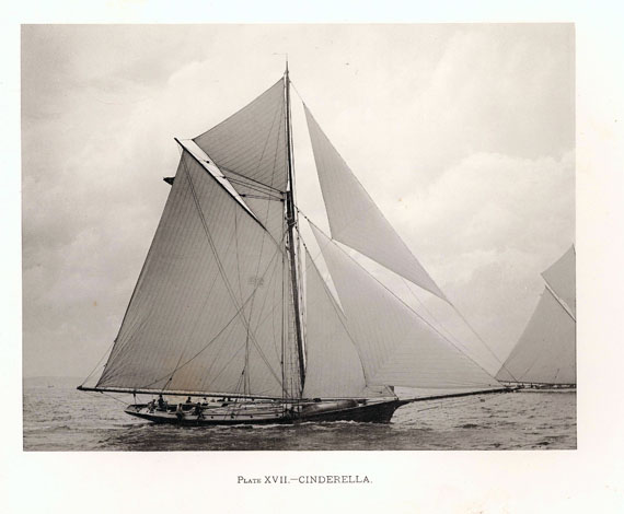  Schiffahrt - E. Burgess, American and English yachts. 1887.