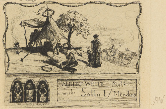 Albert Welti - Künstlerpostkarten - Autre image