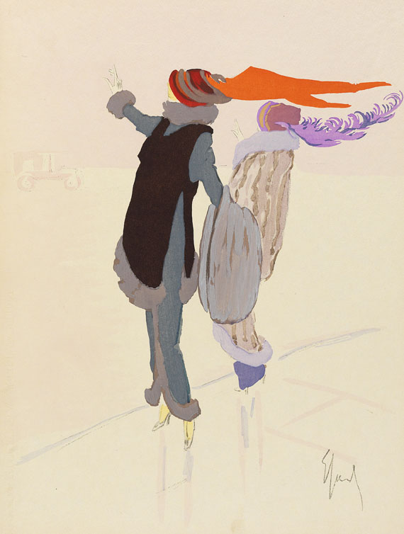 Enrico Sacchetti - Robes et femmes. 1913. - Autre image