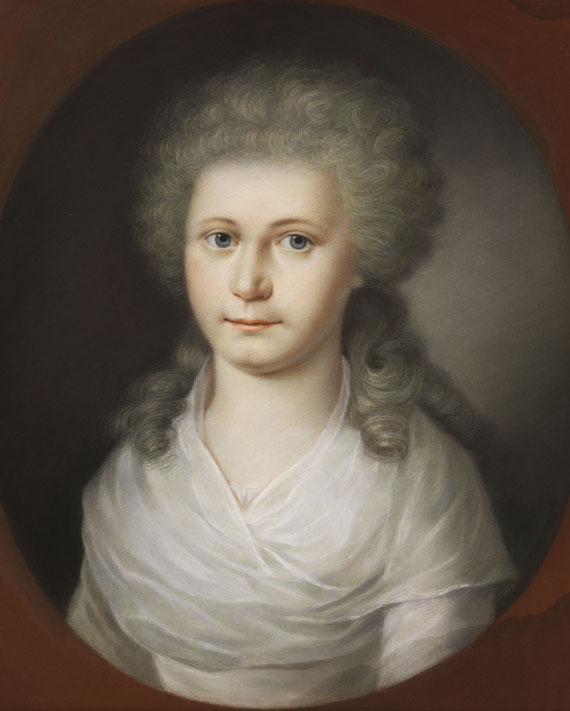  Deutschland - Porträt der Lucie Caroline Luise Brandt von Lindau, geborene von Arnim aus dem Hause Planitz (1763-1793)