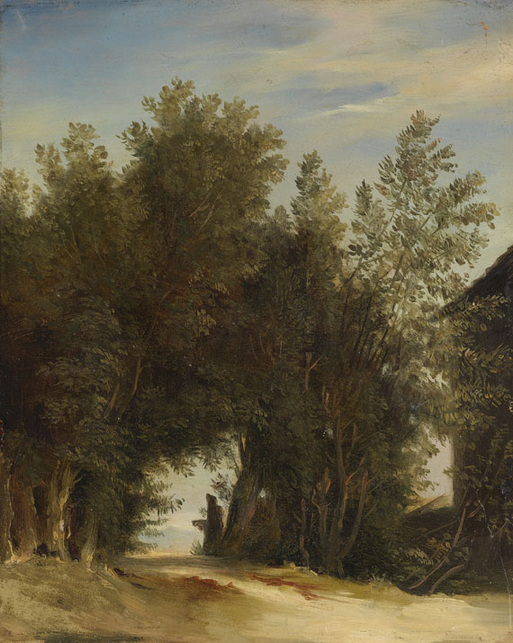 Carl Blechen - Nachfolge - 2 Gemälde: Landschaftstudien - Autre image