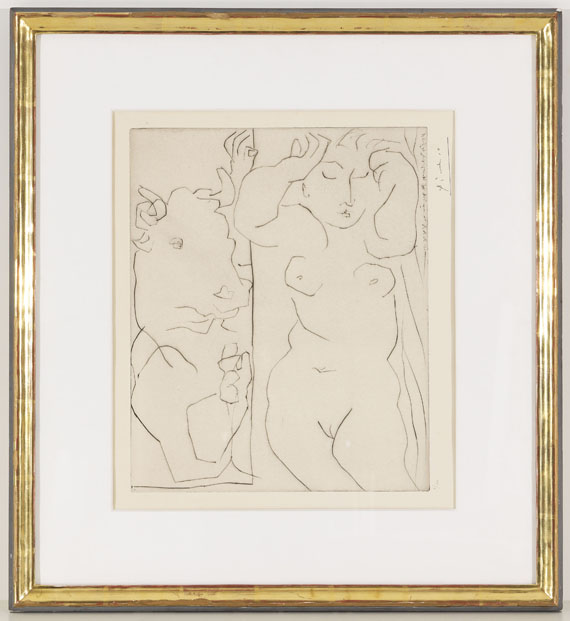 Pablo Picasso - Minotaure contemplant une dormeuse - Autre image