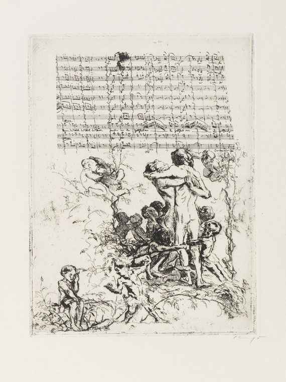 Max Slevogt - Randzeichnungen zu Mozarts Zauberflöte. - Autre image