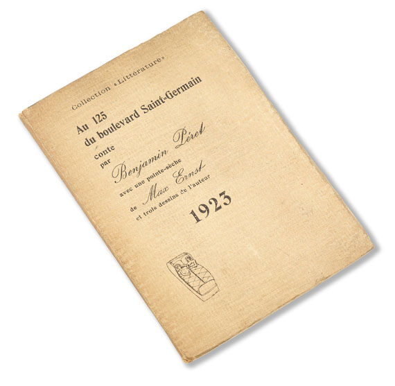 Max Ernst - Peret, B., Au 125 du boulevard Saint-Germain. 1923. - Autre image