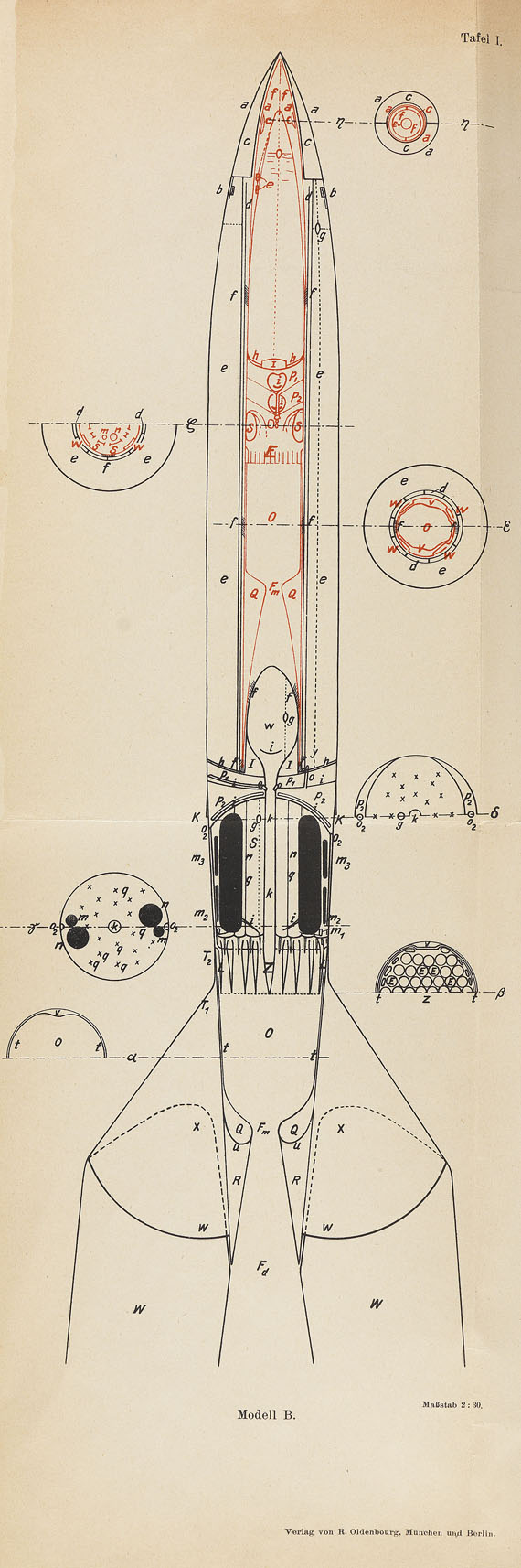 Hermann Oberth - Die Rakete zu den Planetenräumen. 1923 - Autre image
