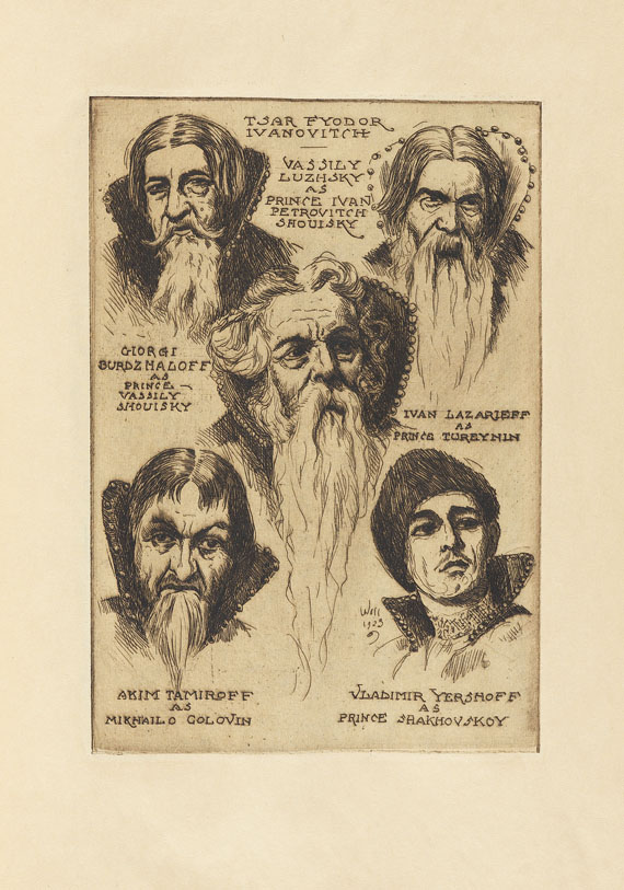 Bernhardt Wall - Sayler, M., The Russian players. 1923. - Autre image
