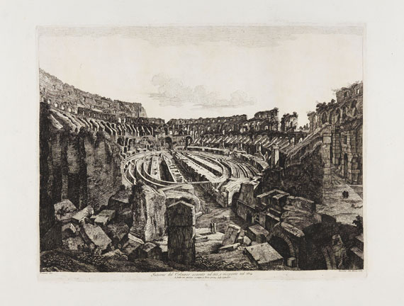 Luigi Rossini - 32 Bll. aus Antichità Romane. 1823. - Autre image