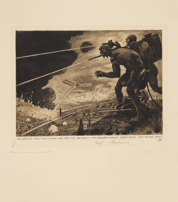 Ludwig Hesshaimer - Der Weltkrieg. Ein Totentanz. 1921 - Autre image