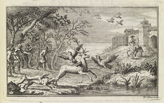  Jagd - Thuillier, P., Il Falconiere. 1735. - Autre image