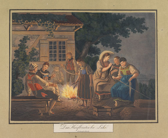 Aloys Schreiber - Trachten, Volksfeste ... im Grosherzogtum Baden. 1824.. - Autre image