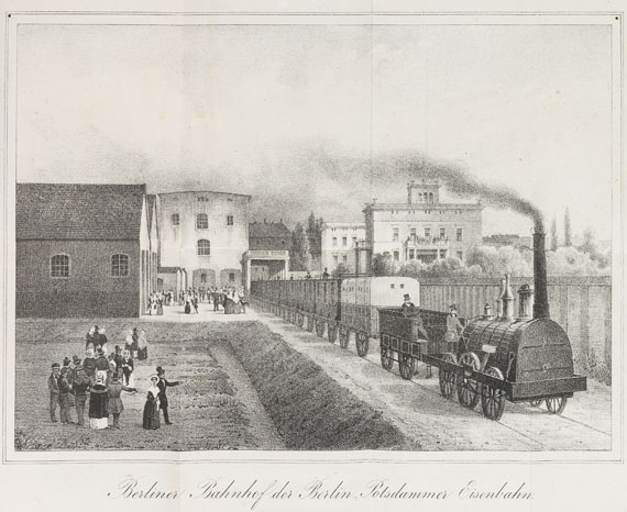   - Die Berlin-Potsdamer Eisenbahn. 1838. - Autre image