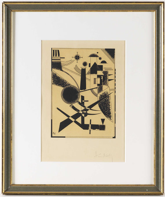 Wassily Kandinsky - Lithographie No. III - Image du cadre