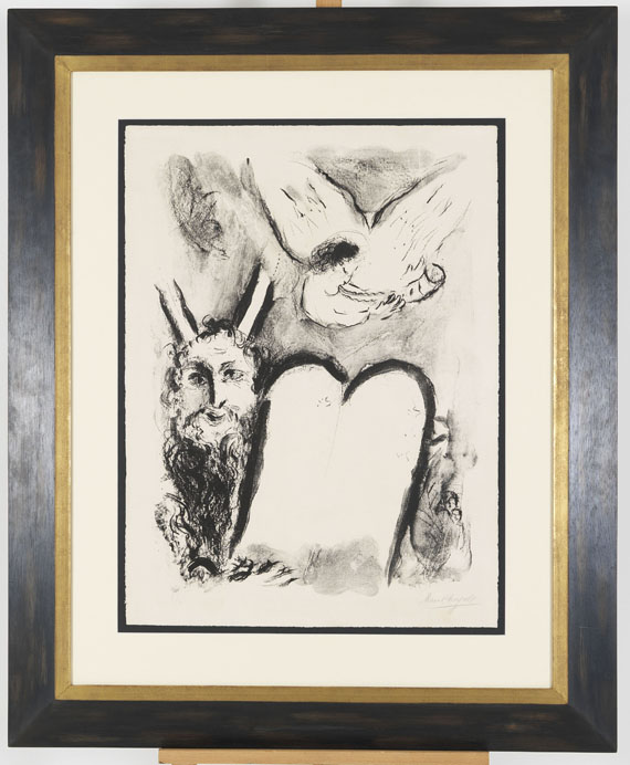 Marc Chagall - Moses und die Gesetzestafeln - Image du cadre