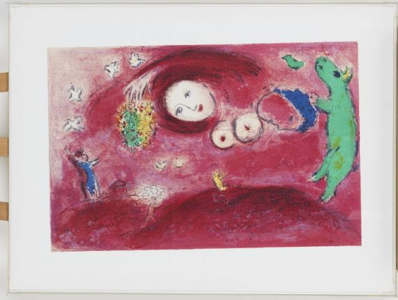 Marc Chagall - Frühjahrswiese - Image du cadre