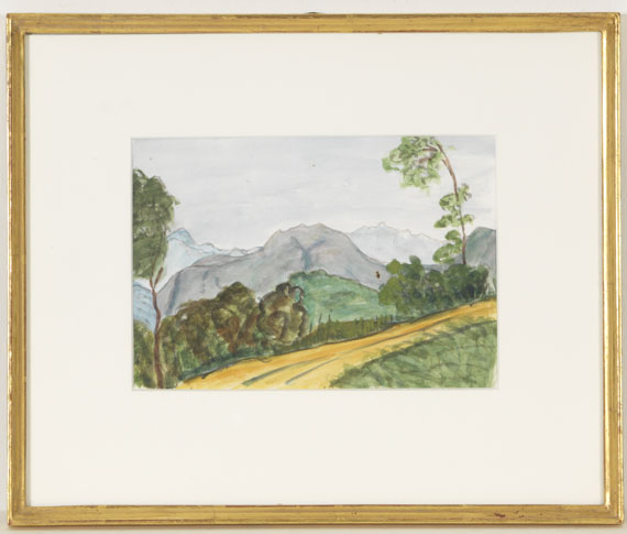 Hermann Hesse - Landschaft bei Montagnola - Image du cadre