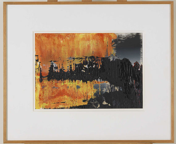 Gerhard Richter - Ohne Titel (8.4.89) - Image du cadre