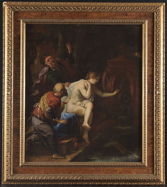 Johann von Spillenberger - Susanna und die beiden Alten - Image du cadre