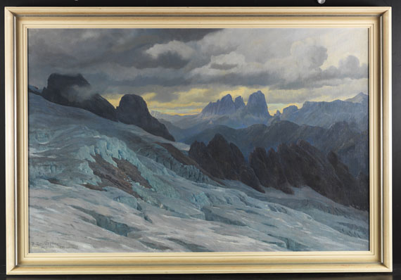 Rudolf Reschreiter - In den Dolomiten - Image du cadre
