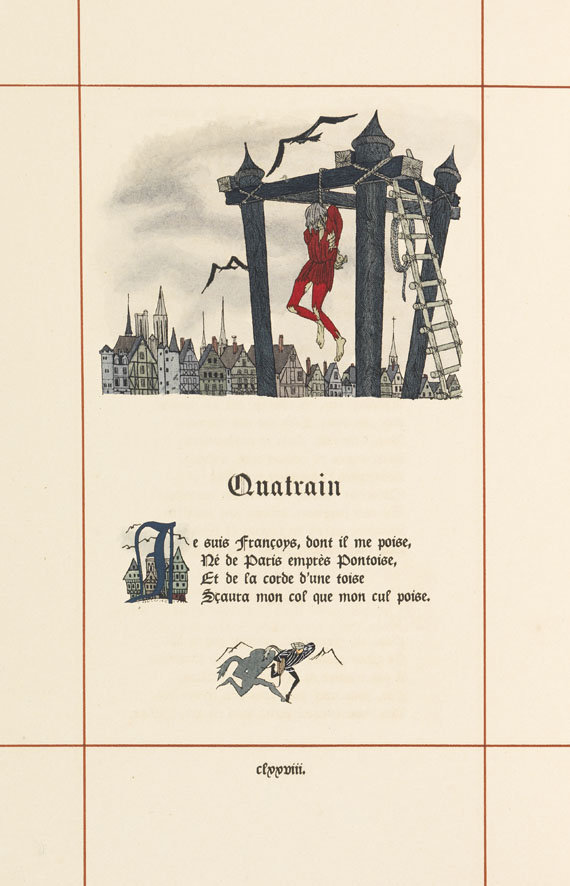 Francois Villon - Oeuvres. 1943 - Autre image