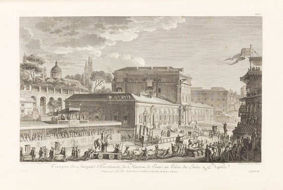Jean Claude Richard de Saint-Non - Voyage pittoresque ... de Naples et de Sicile. 5 Bde. 1781-86. - Autre image