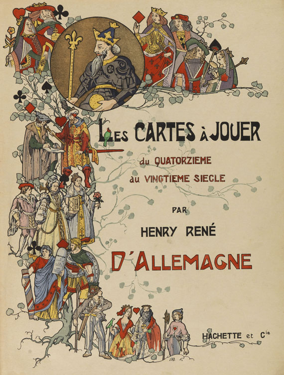 Henry René de Allemagne - Les cartes à jouer. 2 Bde . 1906 - Autre image