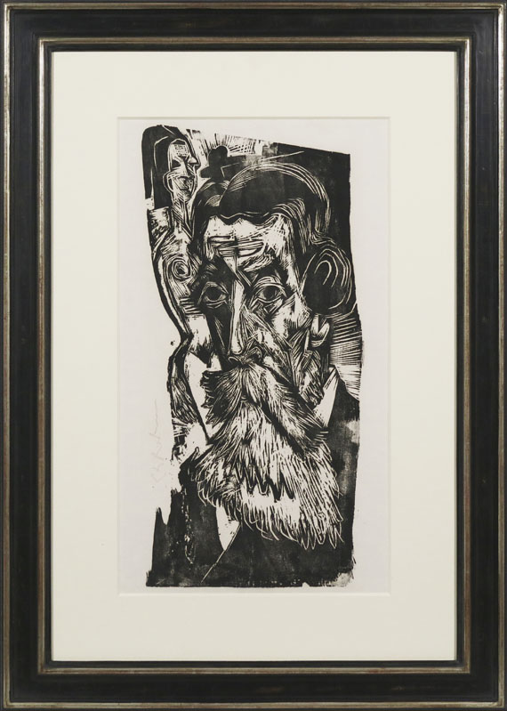 Ernst Ludwig Kirchner - Kopf Ludwig Schames - Image du cadre