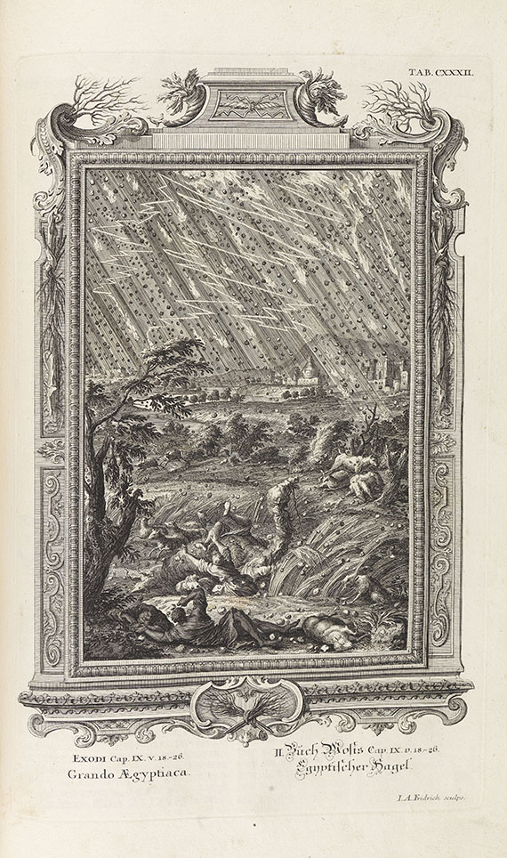 Johann Jakob Scheuchzer - Kupfer-Bibel. Physica Sacra. 4 Bd. - Autre image