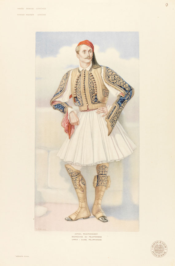   - Musee Benaki: Costumes nationaux helleniques, 2 Bde. - Autre image