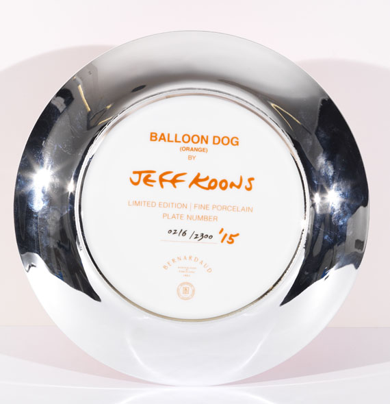 Jeff Koons - Balloon Dog (Orange) - Verso