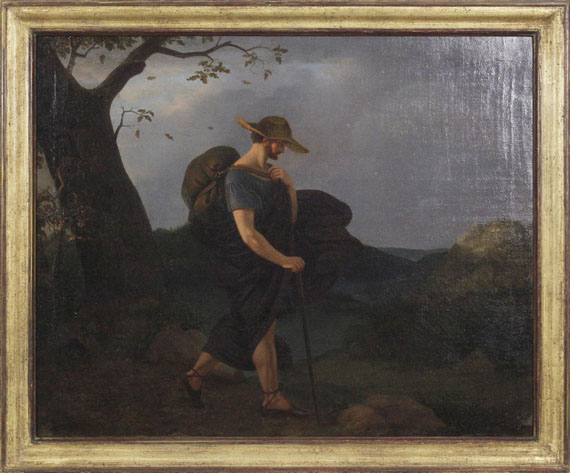 Moritz August Retzsch - 4 Gemälde: Die Jahreszeiten (Lebenszyklus) - Image du cadre