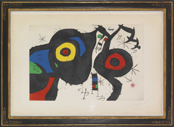 Joan Miró - Les Deux Amis - Image du cadre