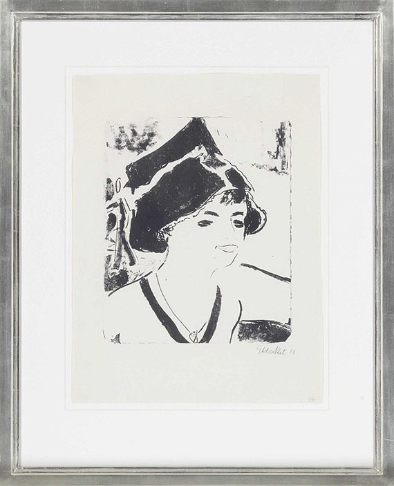 Erich Heckel - A Girl - Image du cadre