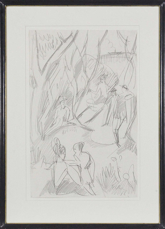 Ernst Ludwig Kirchner - Schaukel - Image du cadre