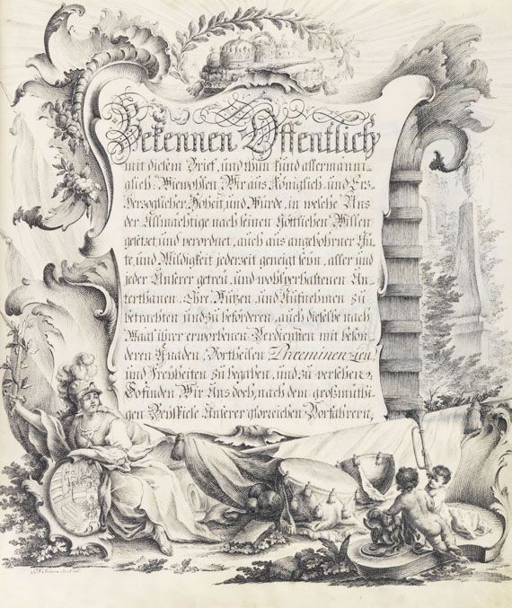  Maria Theresia - Adelsbrief auf Pergament - Autre image