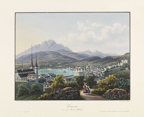 Hans Felix Leuthold - Vues pittoresque de la Suisse - Autre image