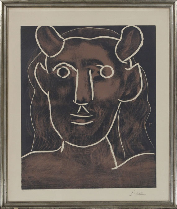 Pablo Picasso - Tête de faune - Image du cadre