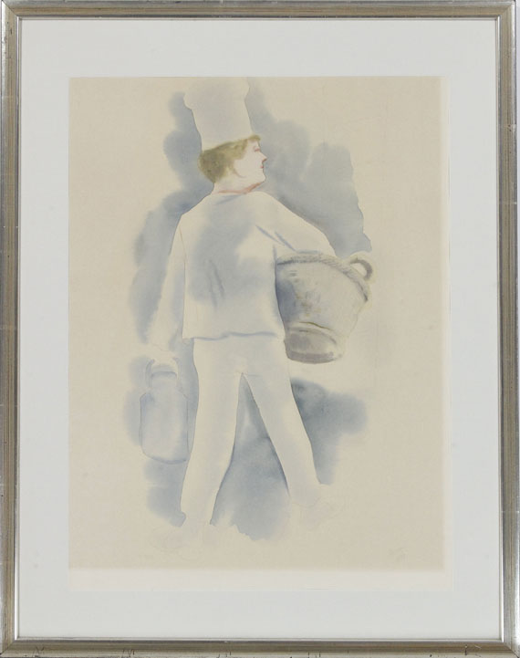 George Grosz - Bäckerjunge - Image du cadre