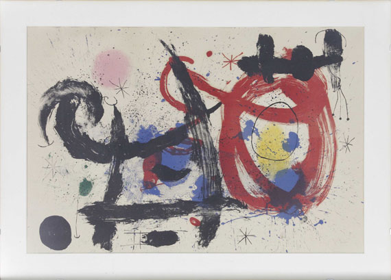 Joan Miró - Le cheval ivre - Image du cadre