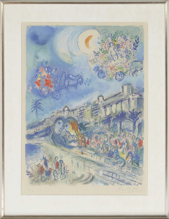 Marc Chagall - Bataille de fleurs - Image du cadre