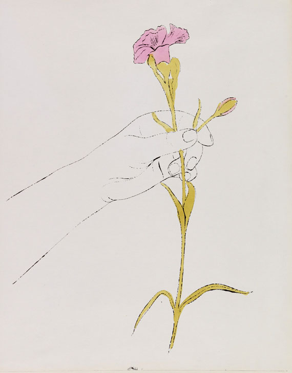 Andy Warhol - Hand and Flowers - Autre image