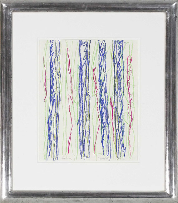 Günther Förg - Ohne Titel (Abstrakte Komposition) - Image du cadre