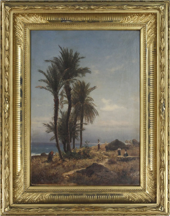 Michael Haubtmann - Mediterrane Landschaft - Image du cadre