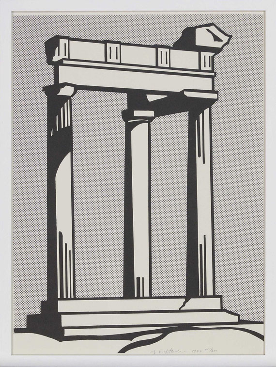 Roy Lichtenstein - Temple - Image du cadre