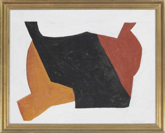 Serge Poliakoff - Rouge noir blanc - Image du cadre