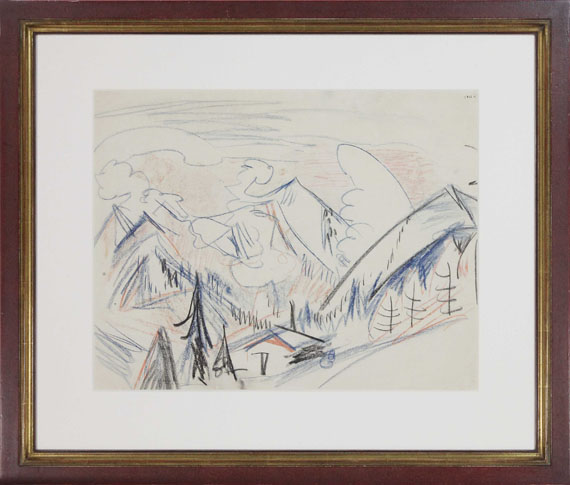 Ernst Ludwig Kirchner - Stafelalp - Image du cadre