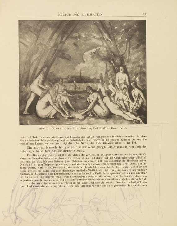 Alberto Giacometti - F. Burger, Einführung in die moderne Kunst. Mit 4 Bleistiftzeichnungen. - Autre image
