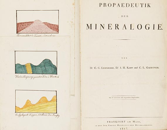 Karl Caesar von Leonhard - Propaedeutik der Mineralogie. Handexemplar von K. L. Gärtner - Autre image